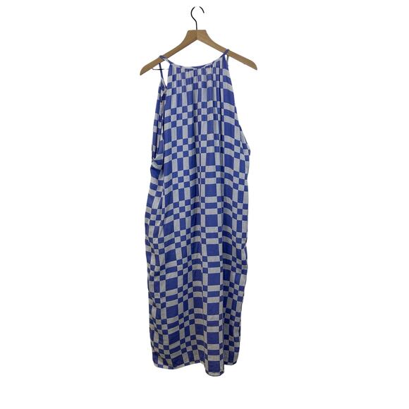 Mara Hoffman Blue & White checkered Sydney Dress Size s - Picture 9 of 9